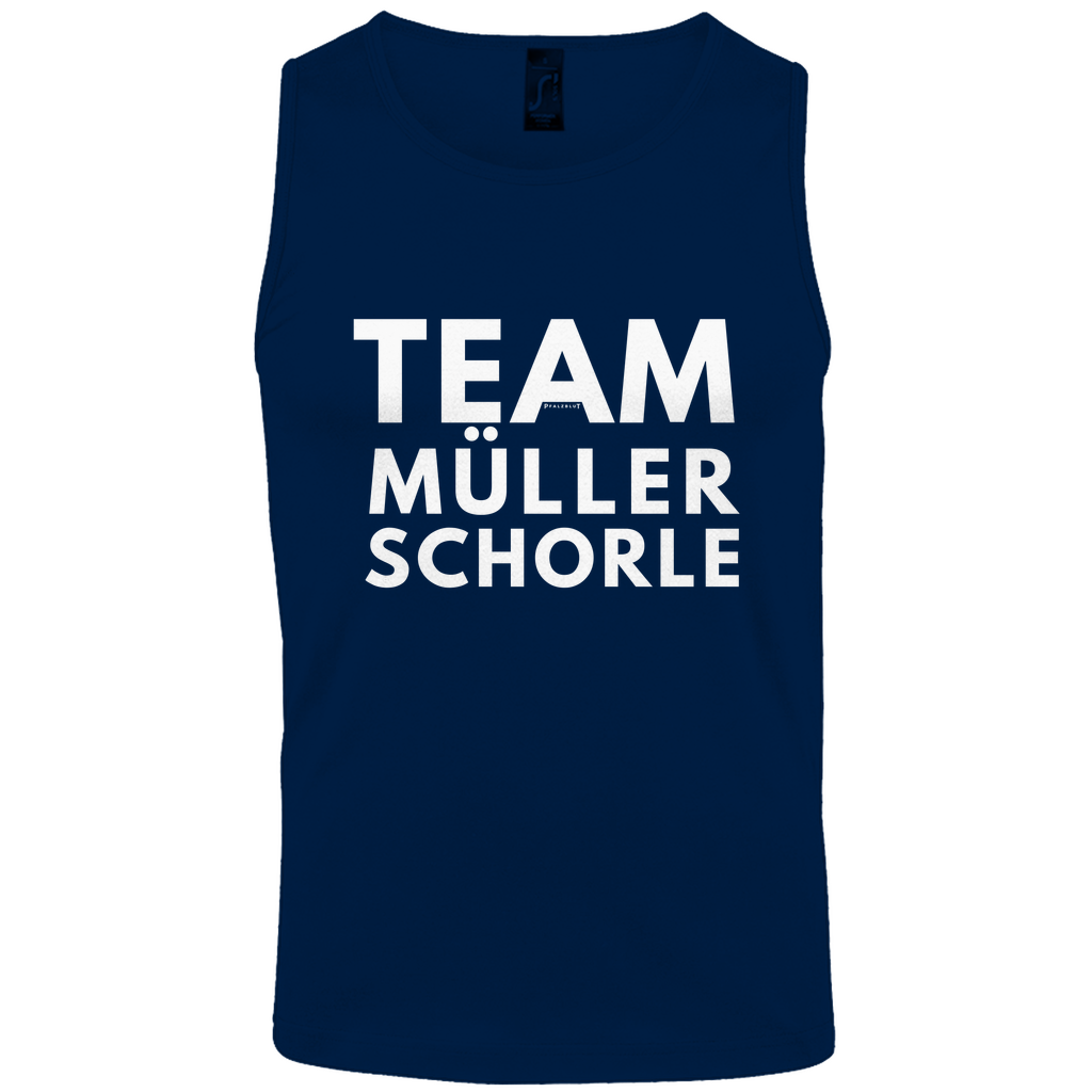 Herren Basic Tank Top "Team Müller Schorle"