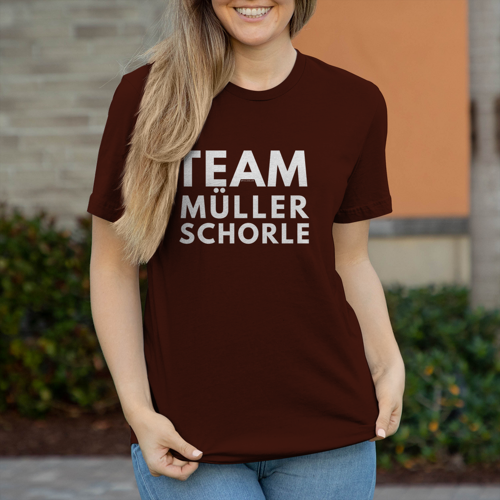 Damen T-Shirt "Team Müller Schorle"