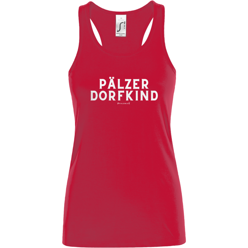 Damen Basic Tank Top "Pälzer Dorfkind"