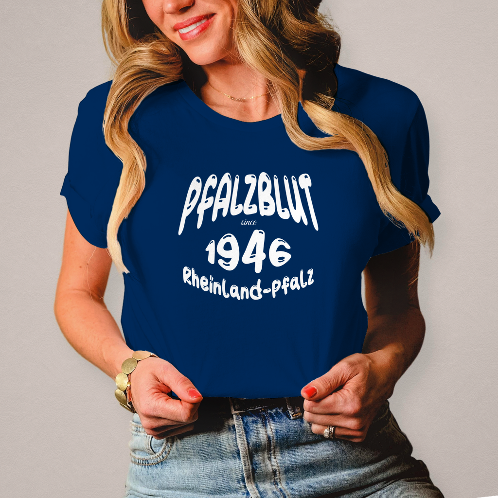 Damen T-Shirt "Pfalzblut RLP"