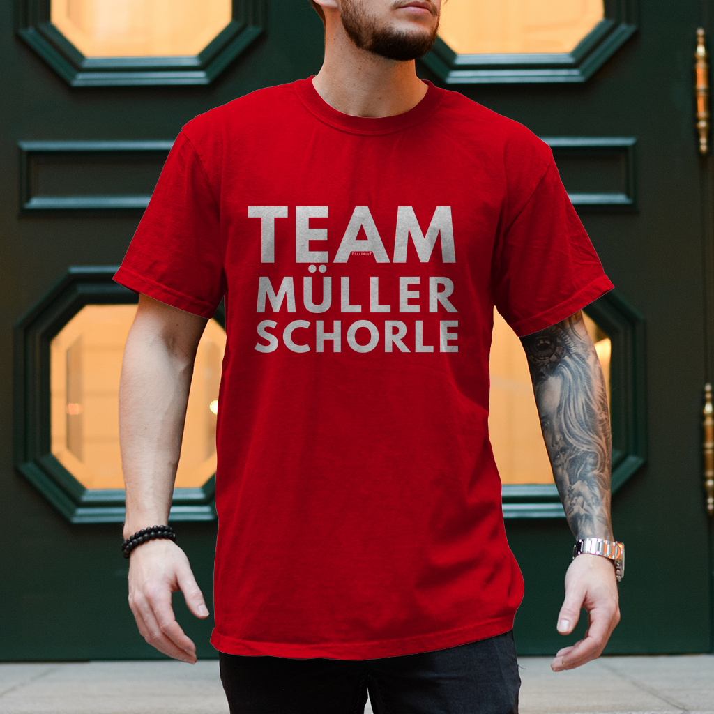 Herren T-Shirt "Team Müller Schorle"
