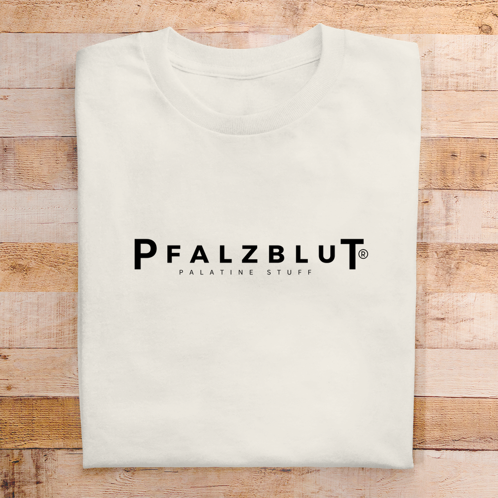 Herren T-Shirt Pfalzblut Logo Schwarz