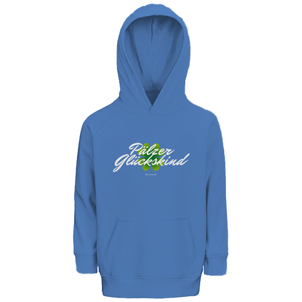 Kinder Premium Bio Hoodie " Pälzer Glückskind"
