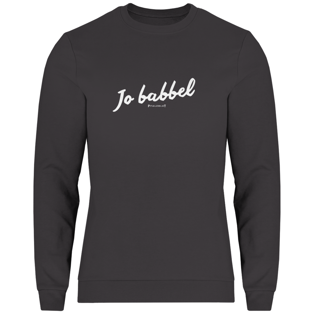 Herren Sweatshirt "Jo babbel"
