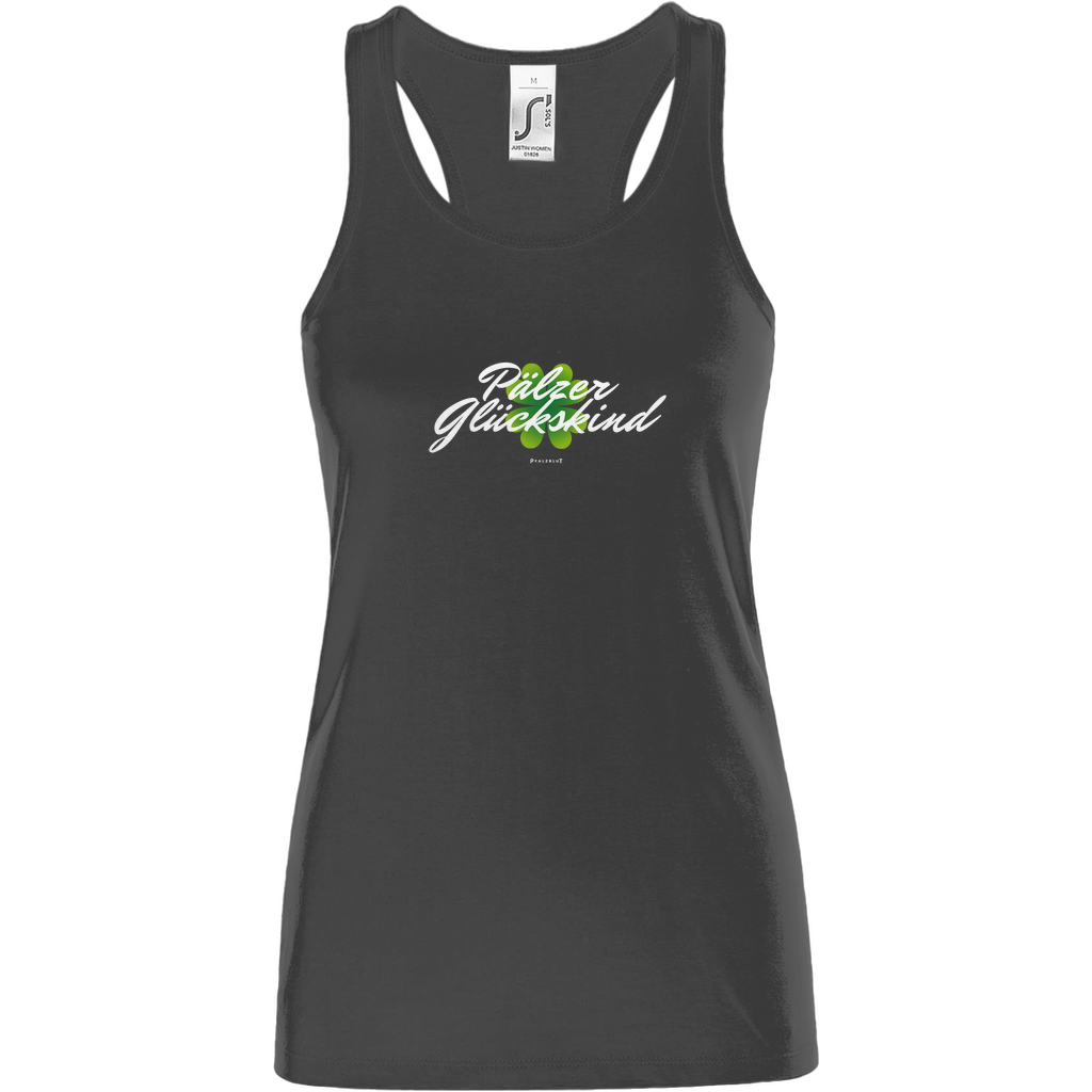 Damen Basic Tank Top "Pälzer Glückskind"