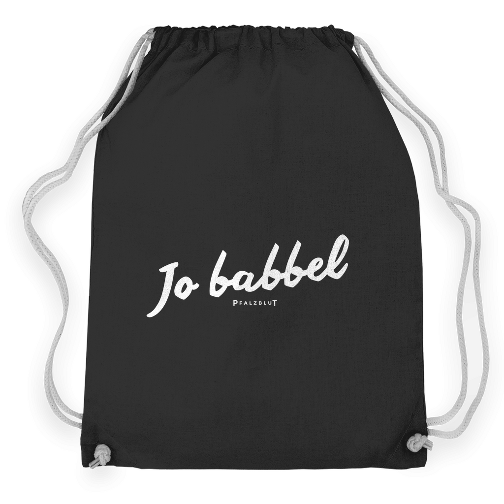 Turnbeutel "Jo babbel"