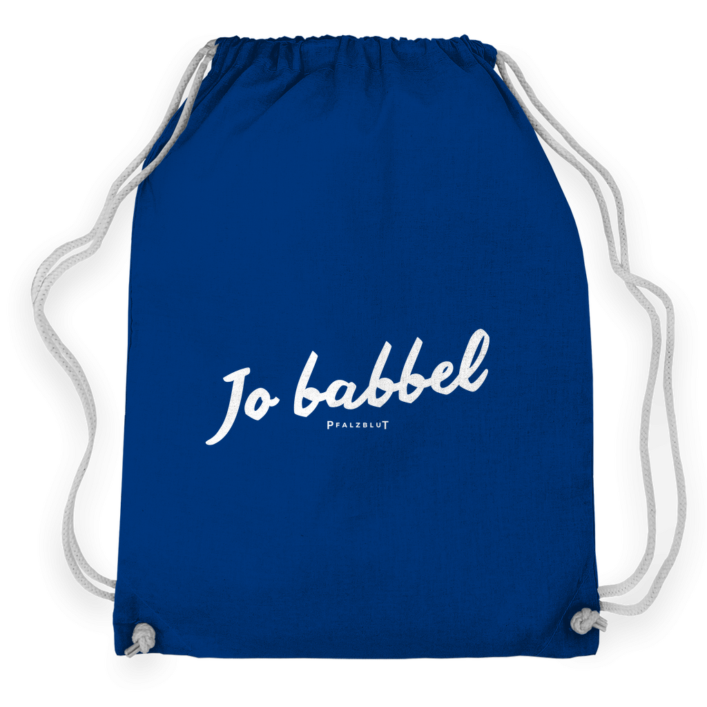 Turnbeutel "Jo babbel"