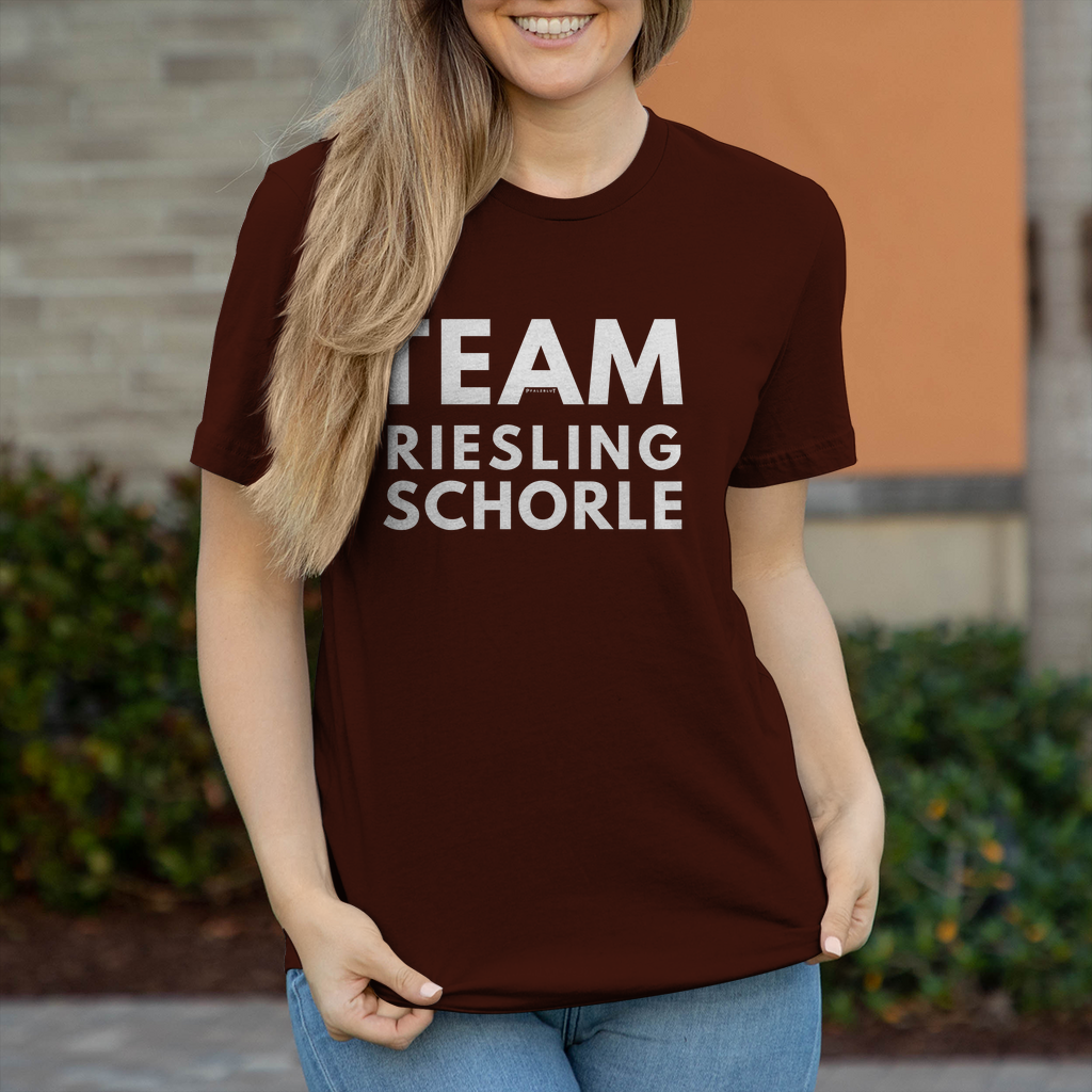 Damen T-Shirt "Team Riesling Schorle"
