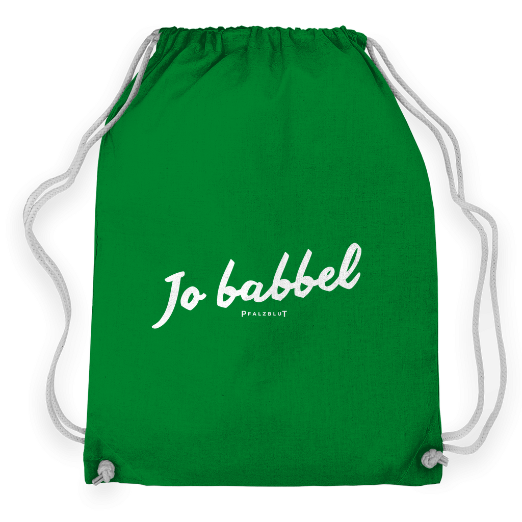 Turnbeutel "Jo babbel"