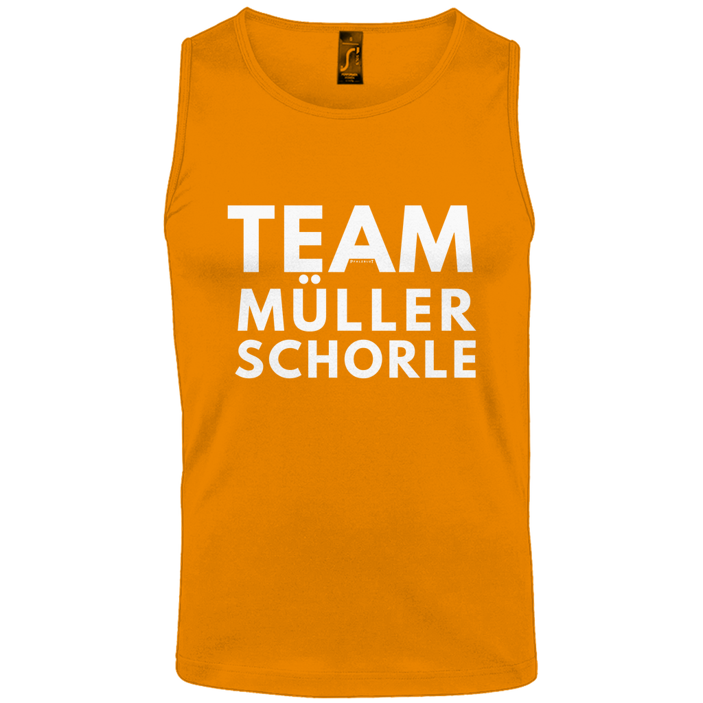 Herren Basic Tank Top "Team Müller Schorle"