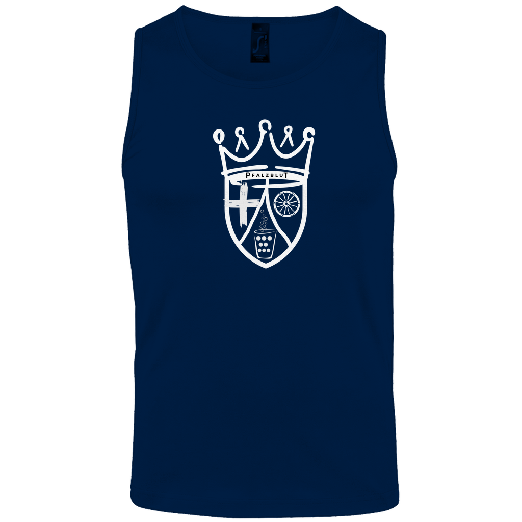 Herren Basic Tank Top "Pfalzblut Wappen"
