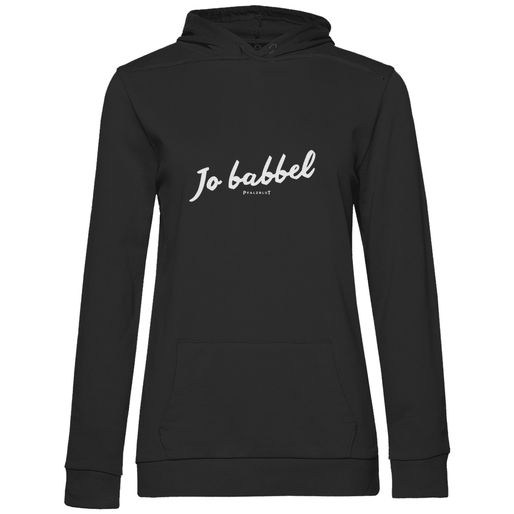 Damen Hoodie "Jo babbel"