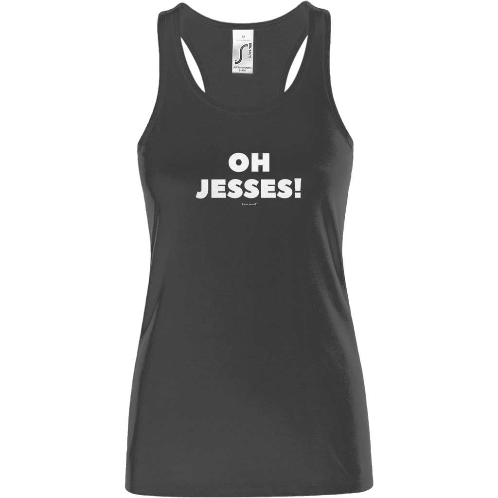 Damen Basic Tank Top "Oh jesses"