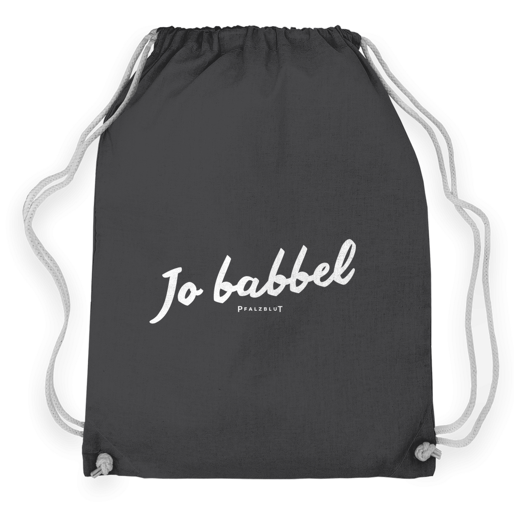 Turnbeutel "Jo babbel"