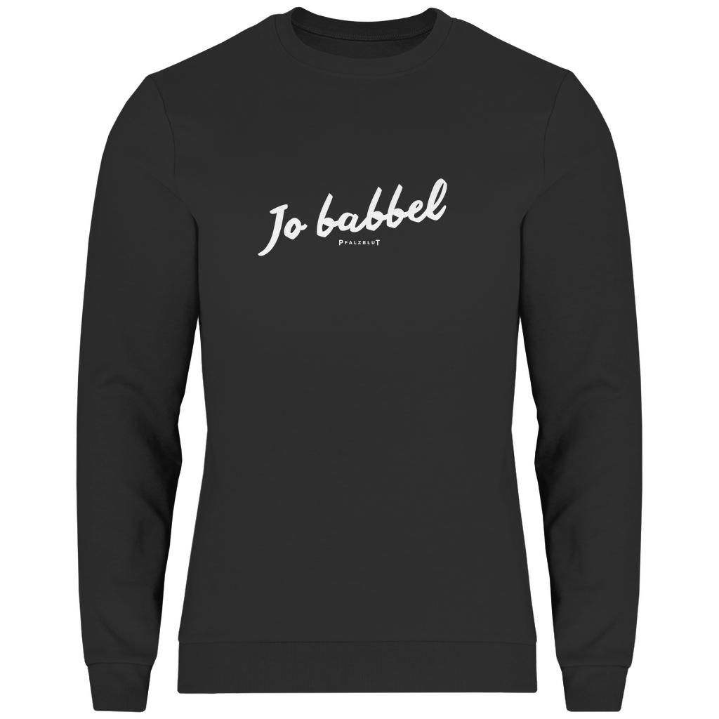 Herren Sweatshirt "Jo babbel"