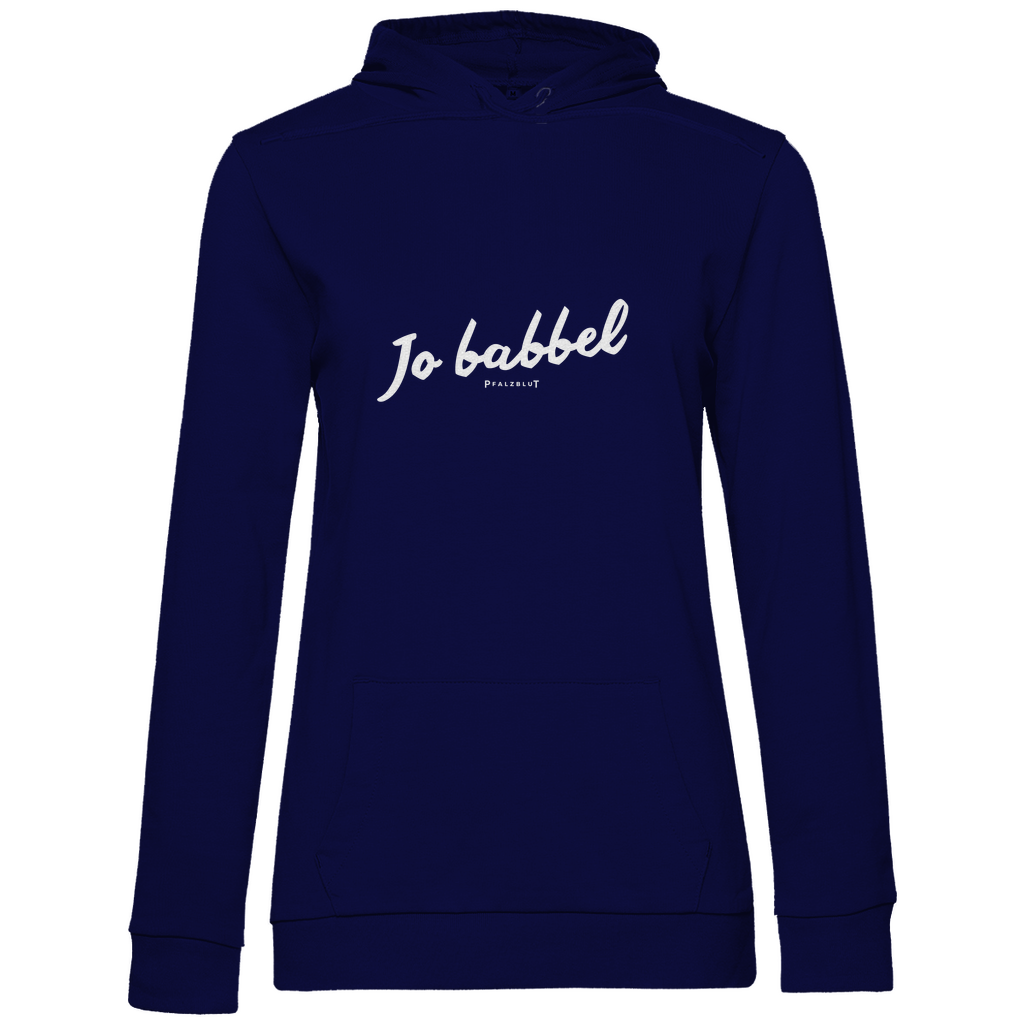 Damen Hoodie "Jo babbel"