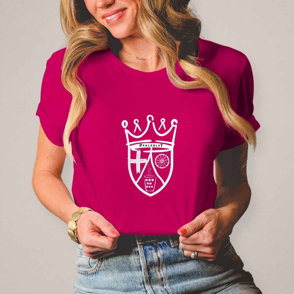Damen T-Shirt "Pfalzblut Wappen"