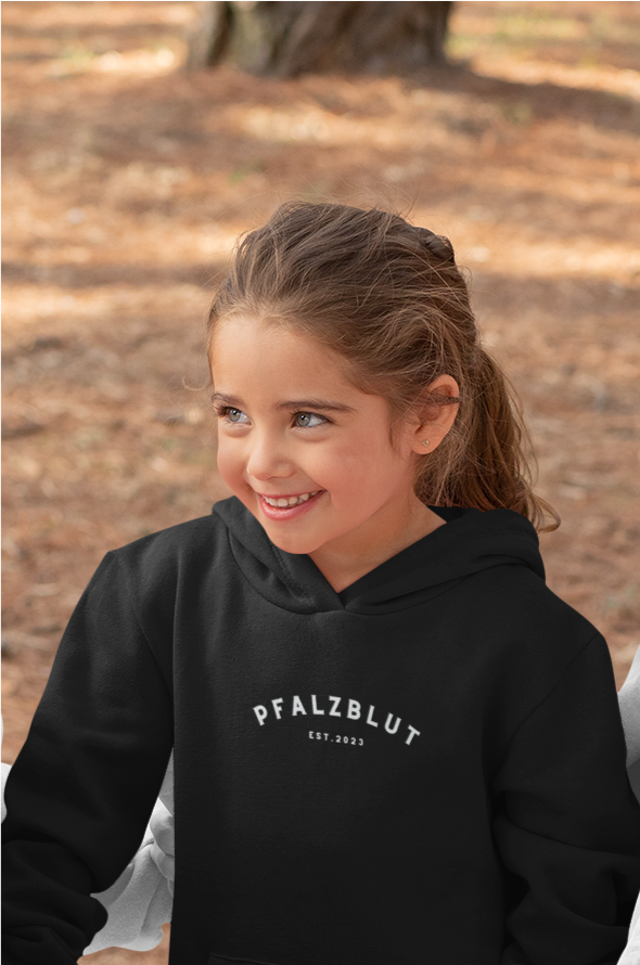 Kinder Premium Bio Hoodie "Pfalzblut Logo 2"