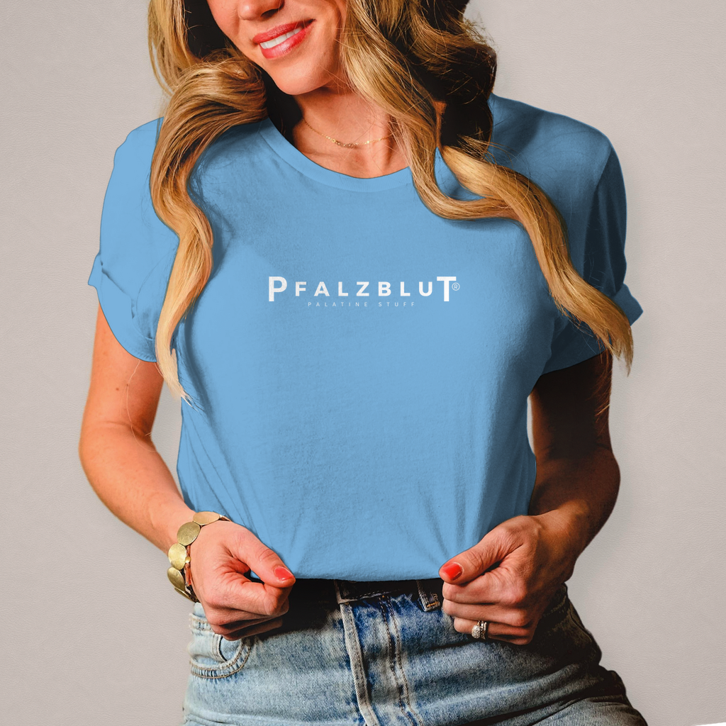Damen T-Shirt Pfalzblut Logo Weiss