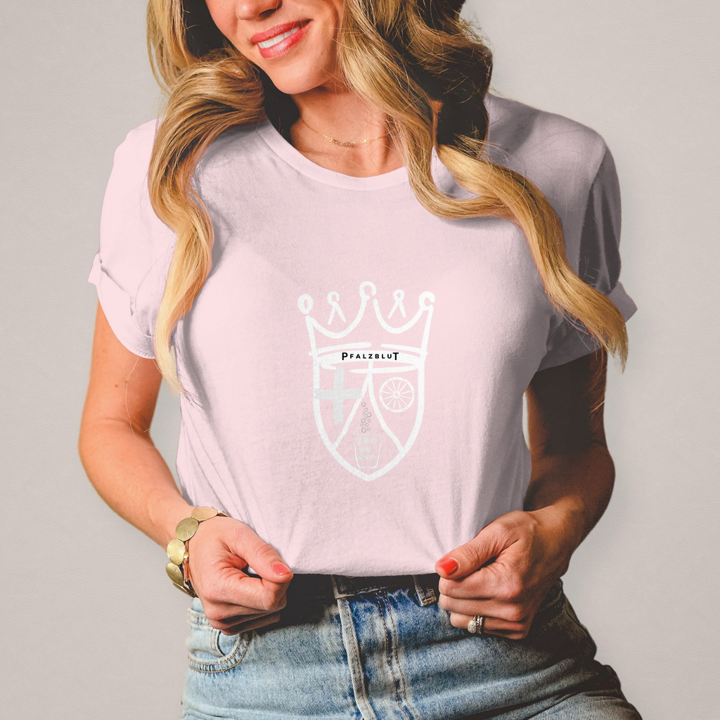 Damen T-Shirt "Pfalzblut Wappen"