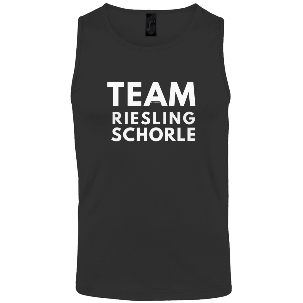 Herren Basic Tank Top "Team Riesling Schorle"