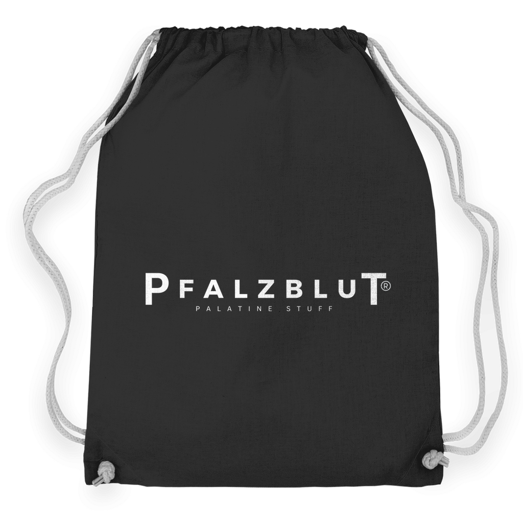 Turnbeutel Pfalzblut Logo Weiss