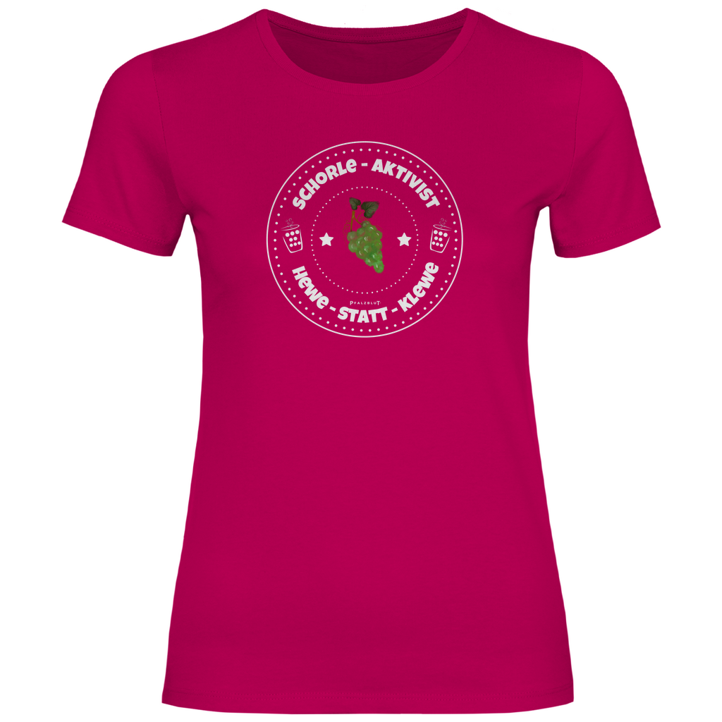 Damen T-Shirt Pfalzblut " Hewe statt Klewe"