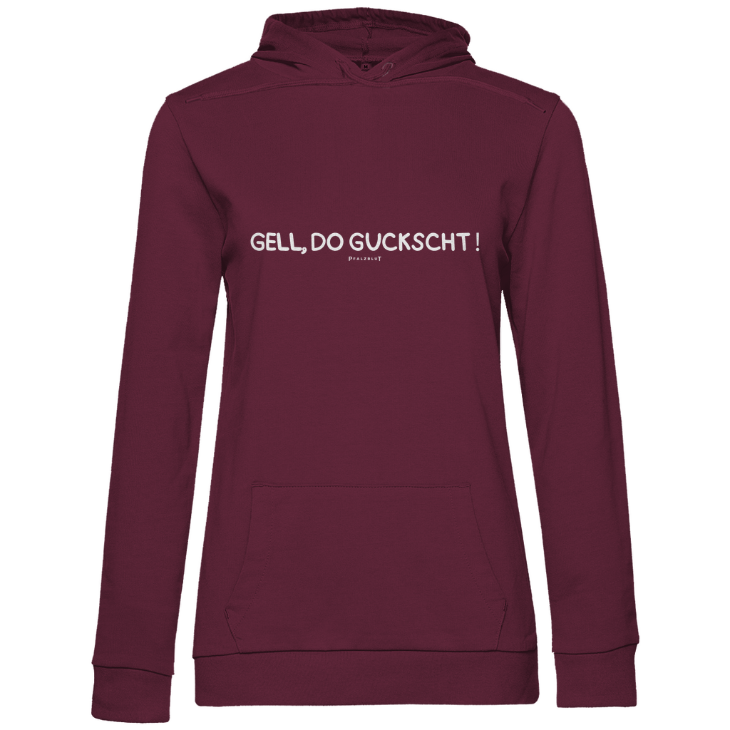 Damen Hoodie "Gell, do guckscht"