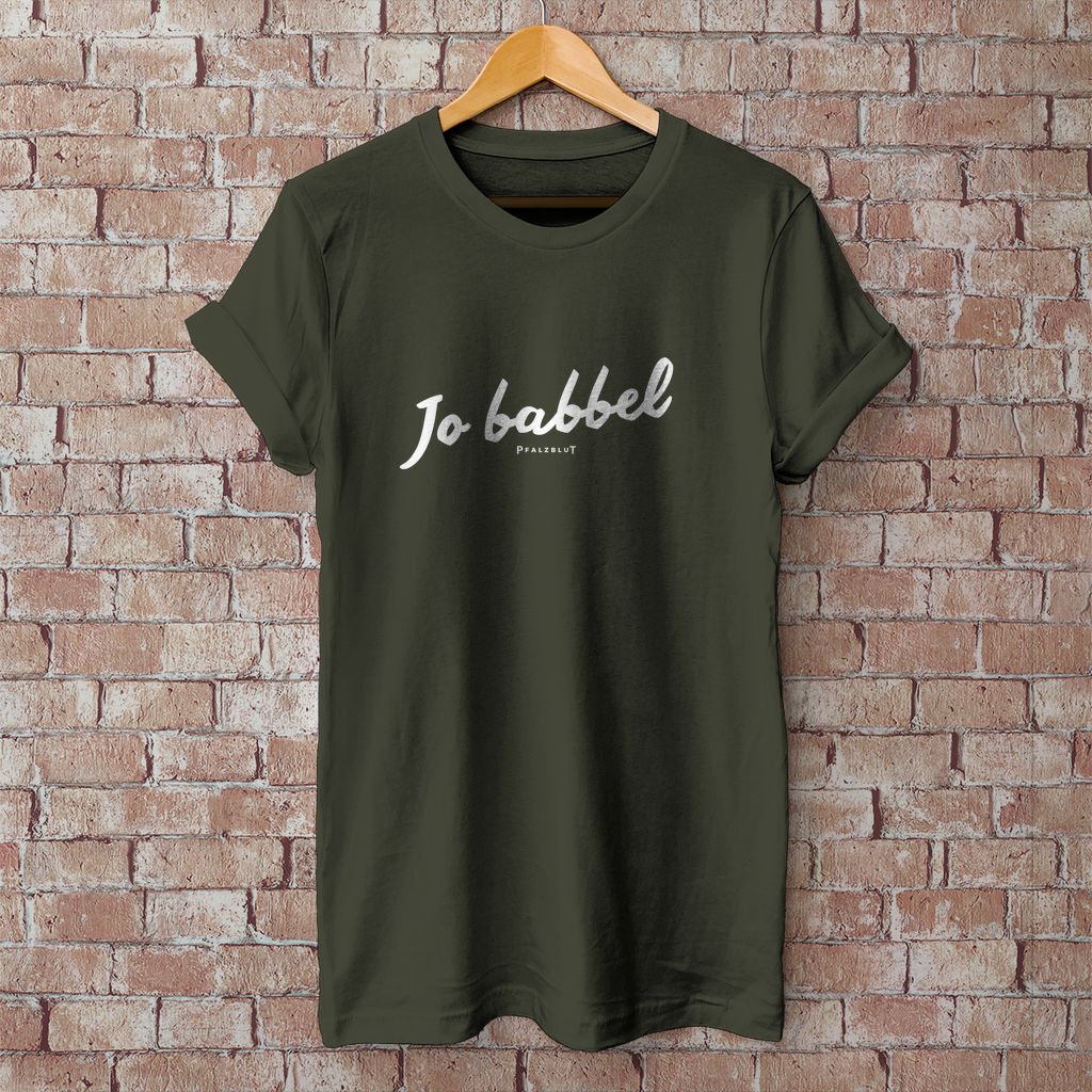 Herren T-Shirt "Jo babbel"