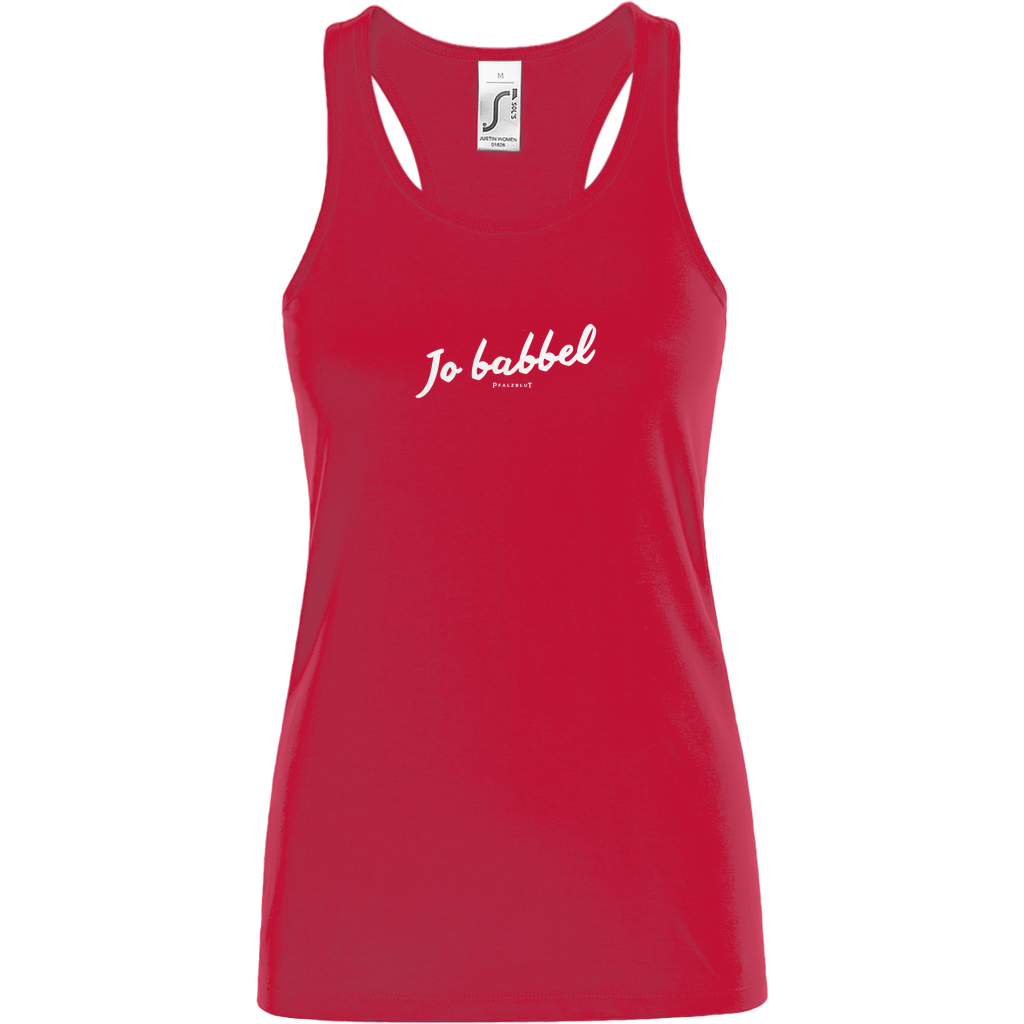 Damen Basic Tank Top "Jo babbel"