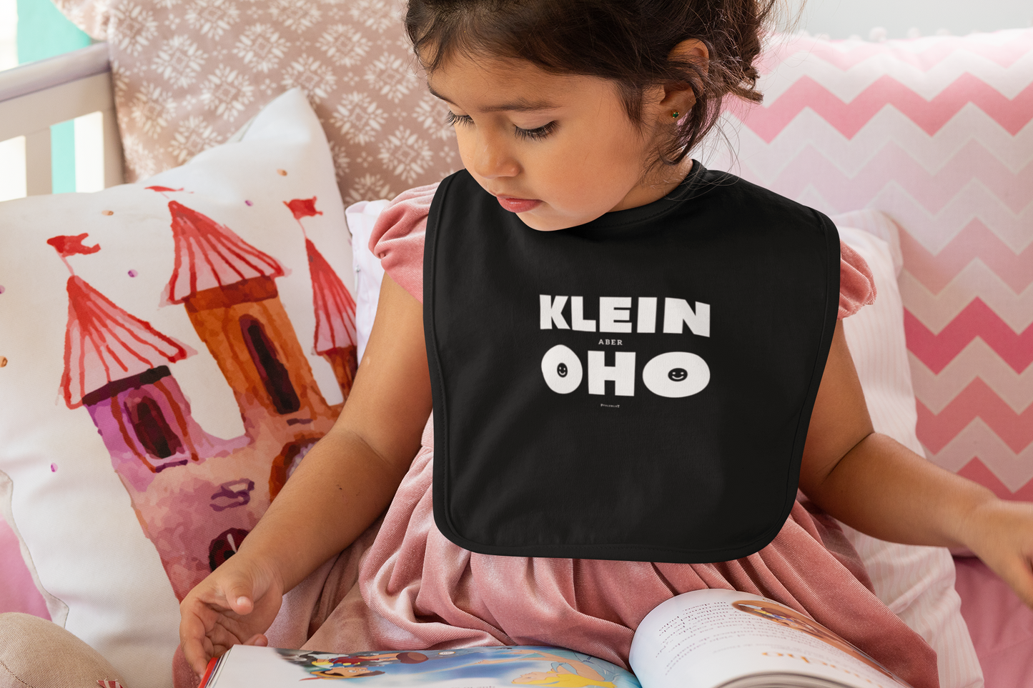 Kinder Bio Lätzchen "Klein aber Oho"