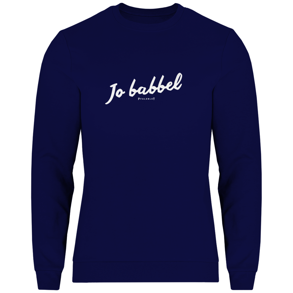 Herren Sweatshirt "Jo babbel"