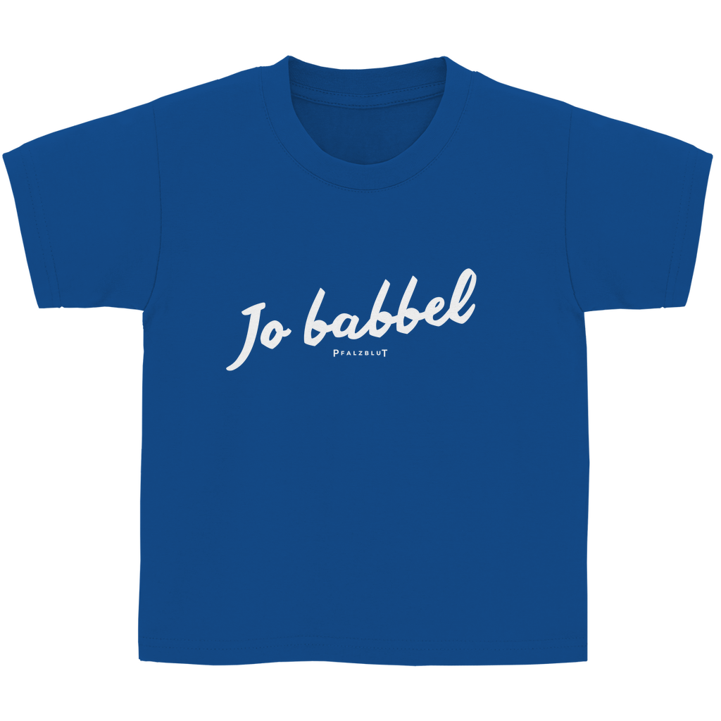 Kinder Basic T-Shirt "Jo babbel"