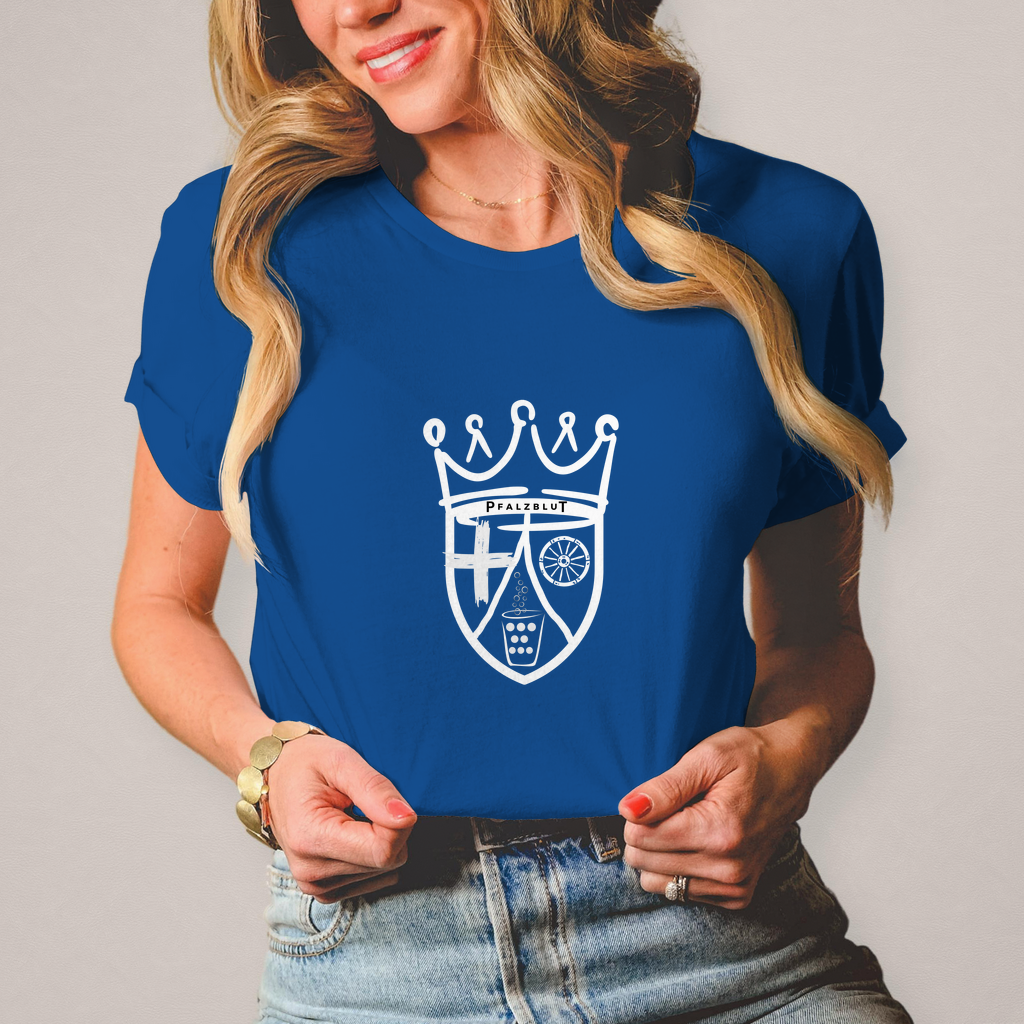 Damen T-Shirt "Pfalzblut Wappen"