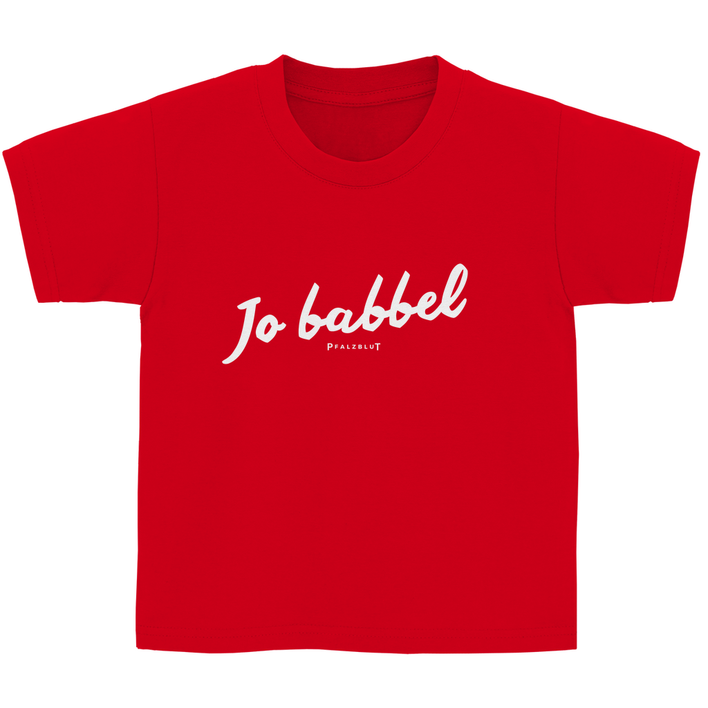 Kinder Basic T-Shirt "Jo babbel"