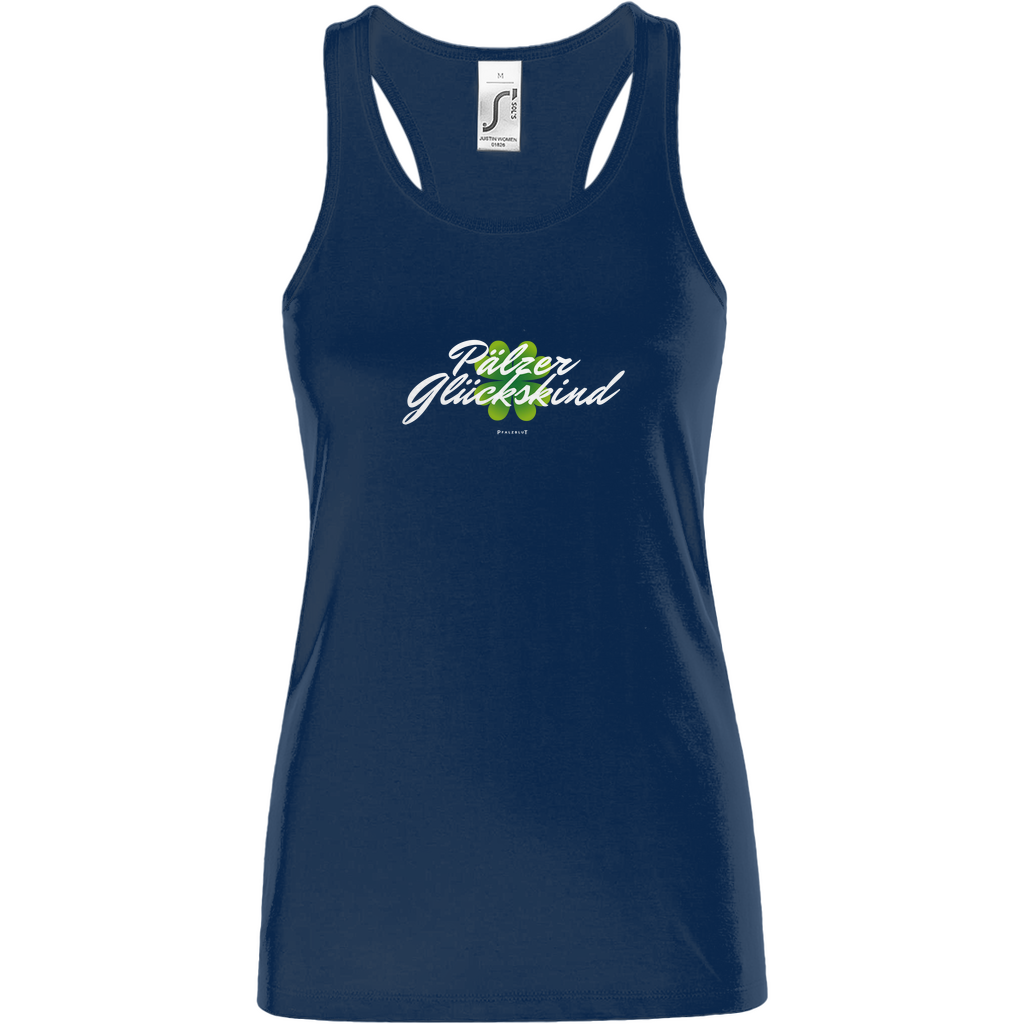 Damen Basic Tank Top "Pälzer Glückskind"