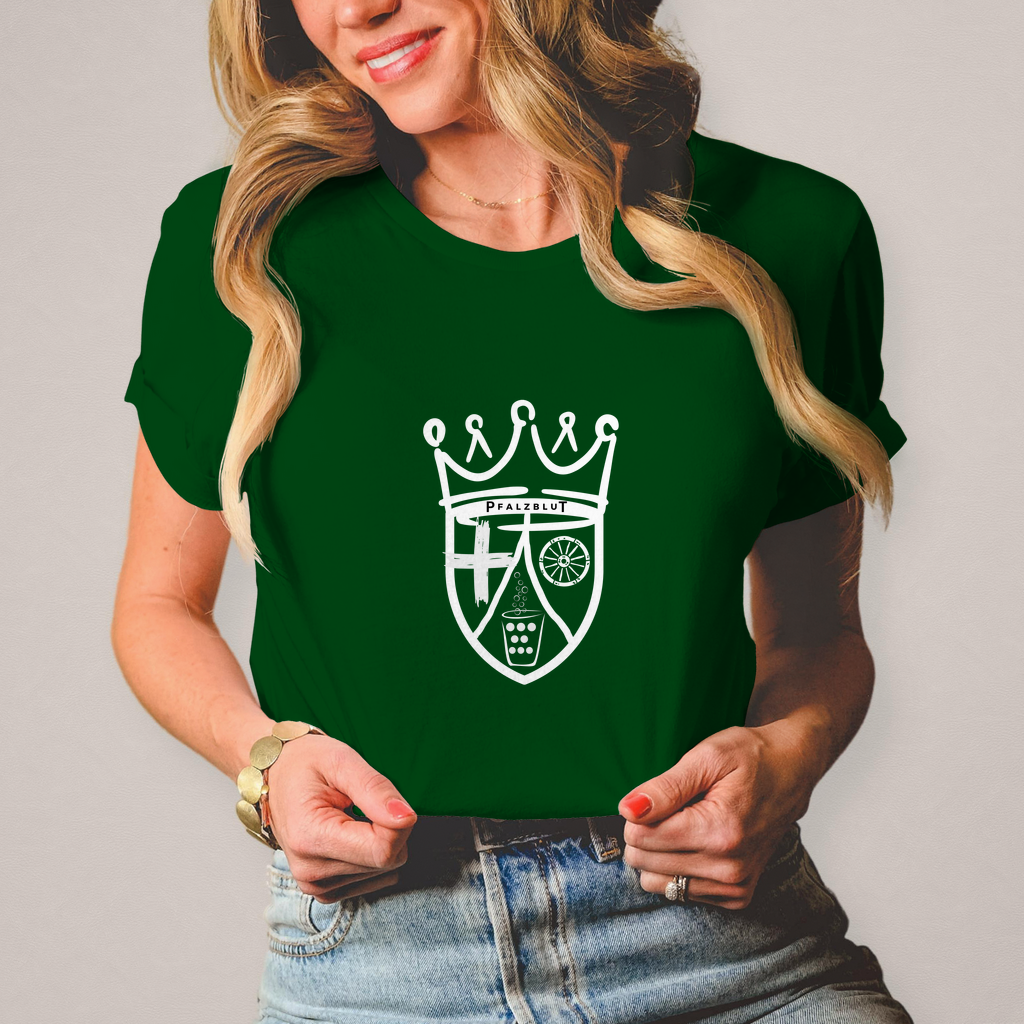 Damen T-Shirt "Pfalzblut Wappen"
