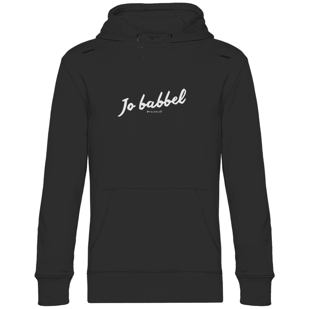 Herren Hoodie "Jo babbel"
