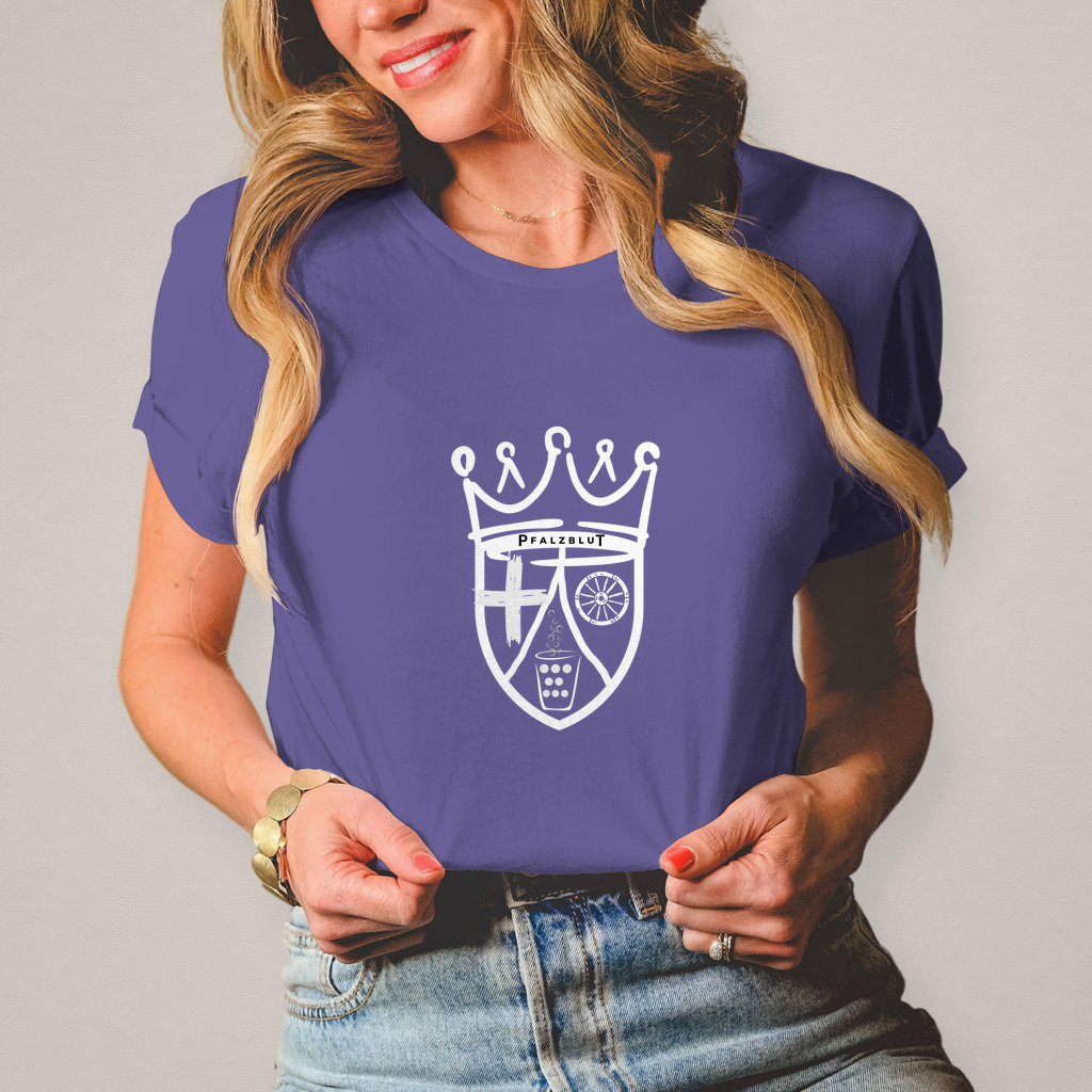 Damen T-Shirt "Pfalzblut Wappen"