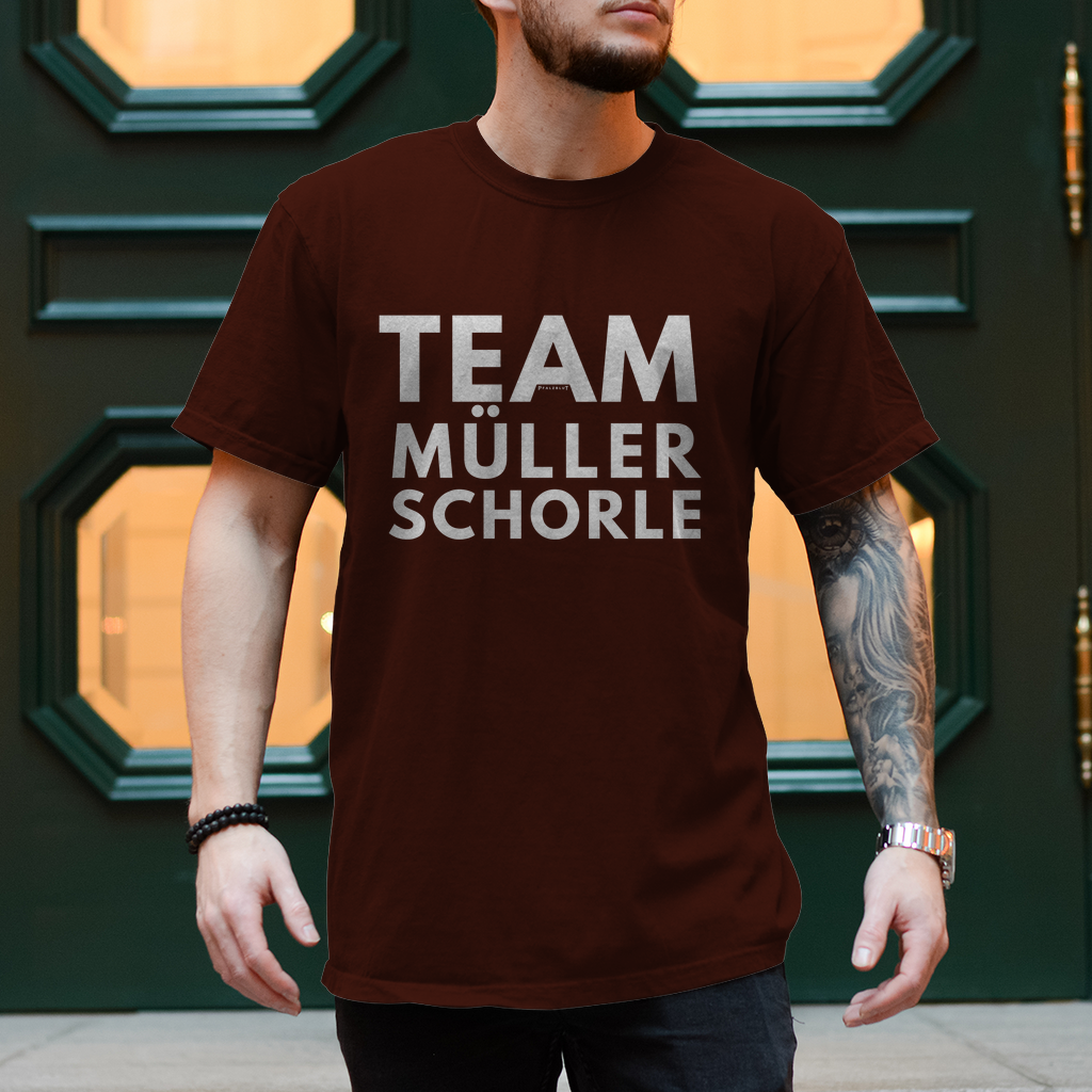 Herren T-Shirt "Team Müller Schorle"