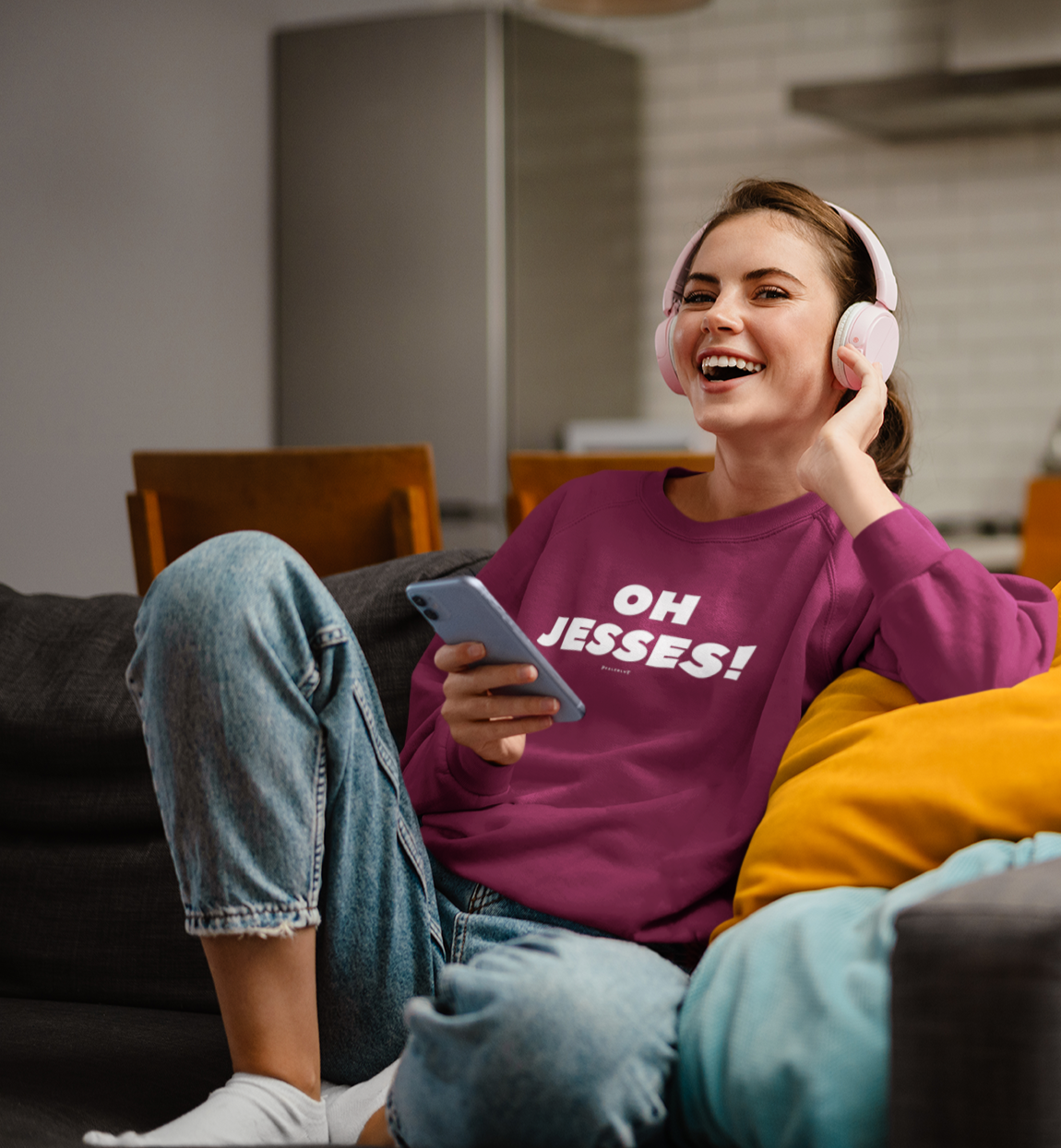 Damen Sweatshirt "Oh jesses"