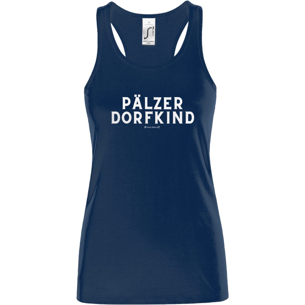 Damen Basic Tank Top "Pälzer Dorfkind"