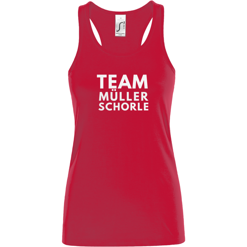 Damen Basic Tank Top "Team Müller Schorle"