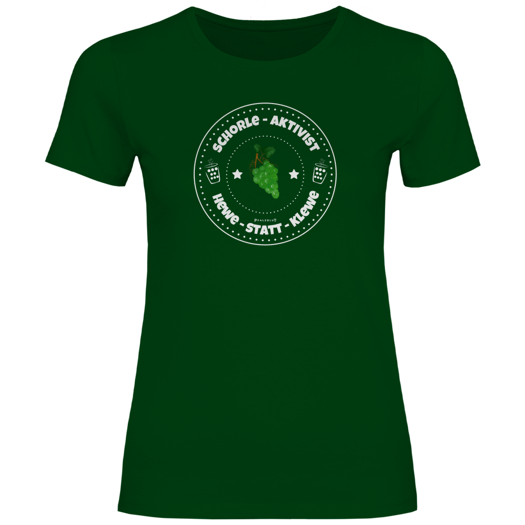 Damen T-Shirt Pfalzblut " Hewe statt Klewe"