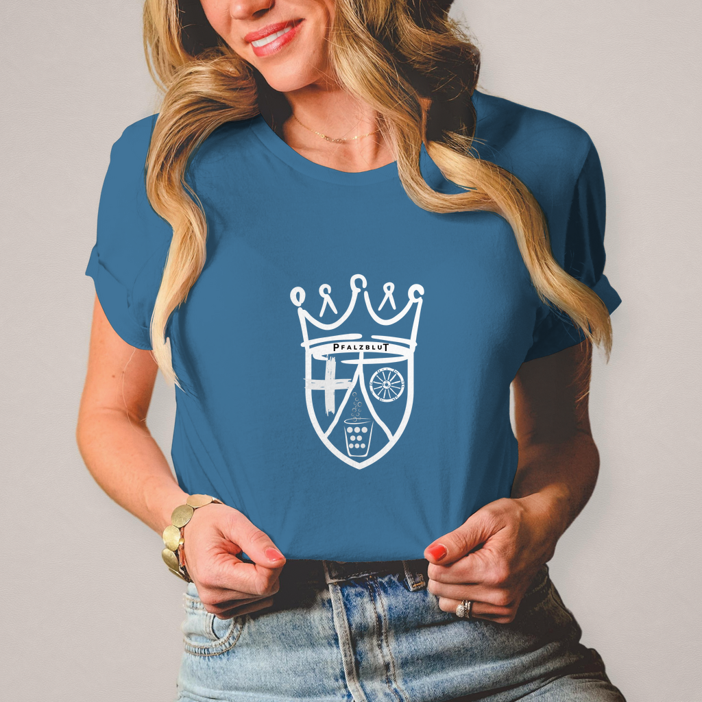 Damen T-Shirt "Pfalzblut Wappen"