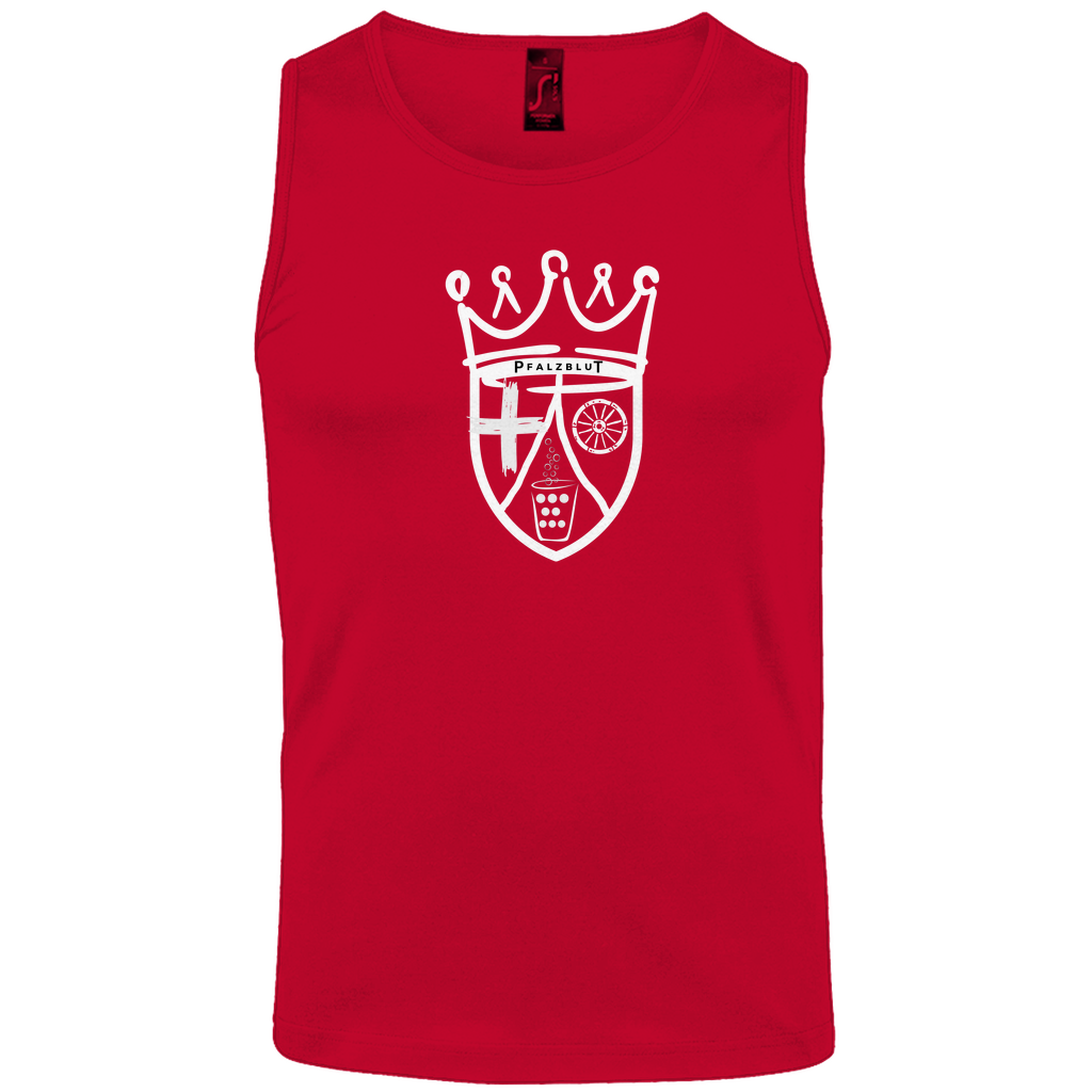 Herren Basic Tank Top "Pfalzblut Wappen"