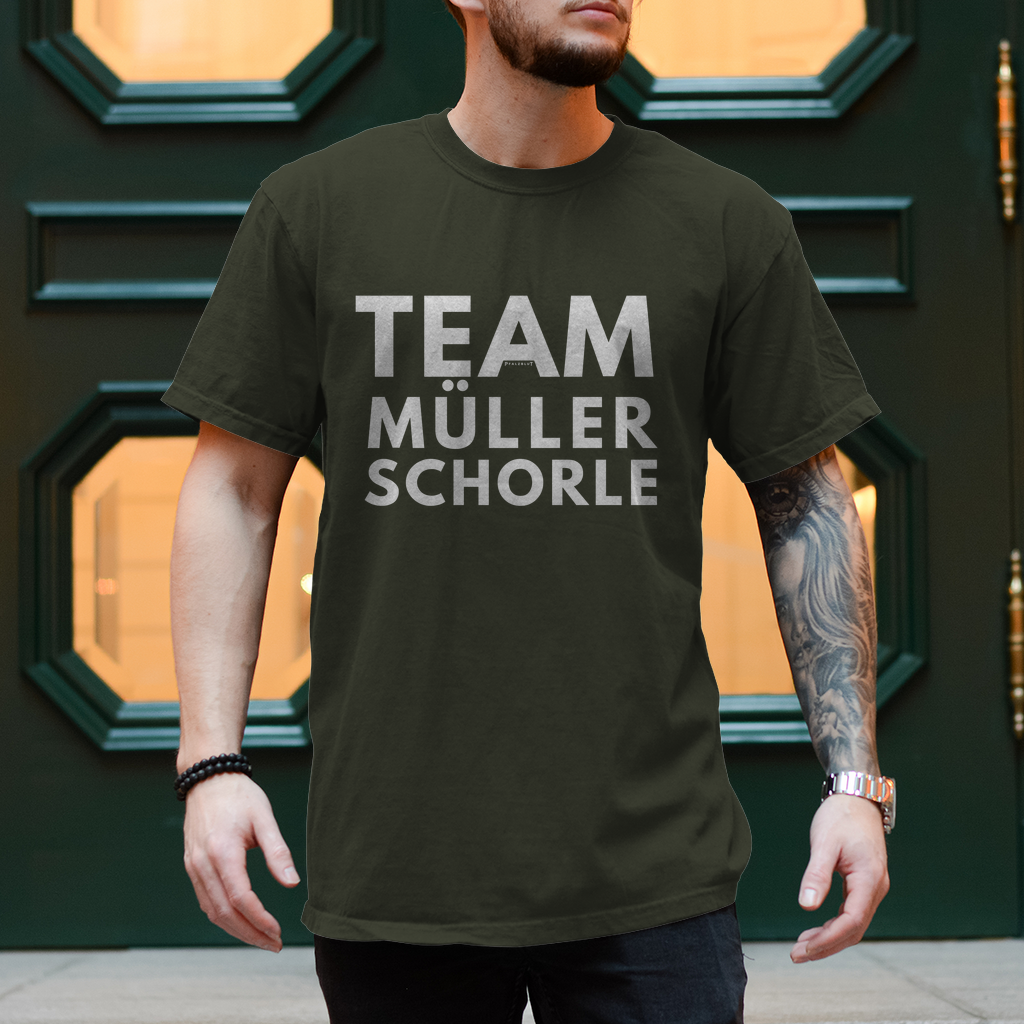 Herren T-Shirt "Team Müller Schorle"