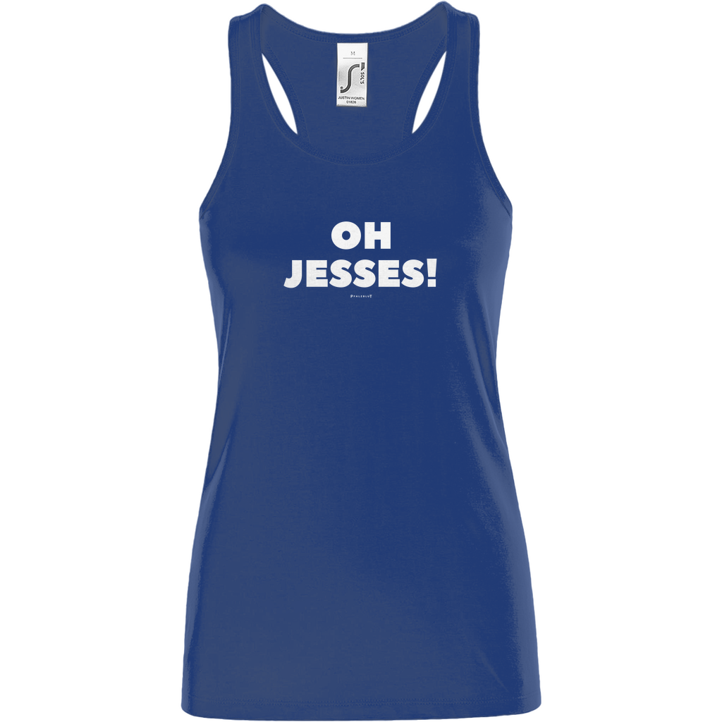 Damen Basic Tank Top "Oh jesses"