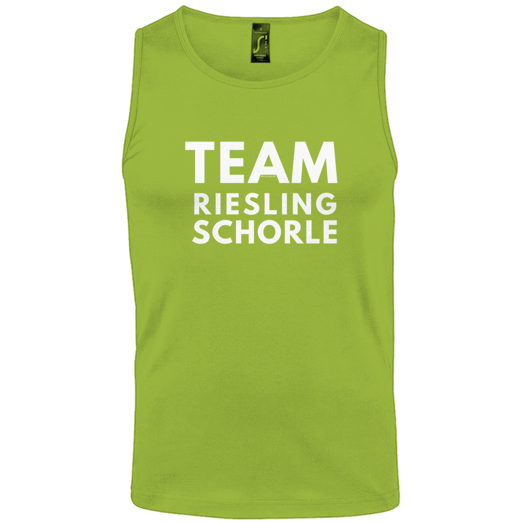 Herren Basic Tank Top "Team Riesling Schorle"