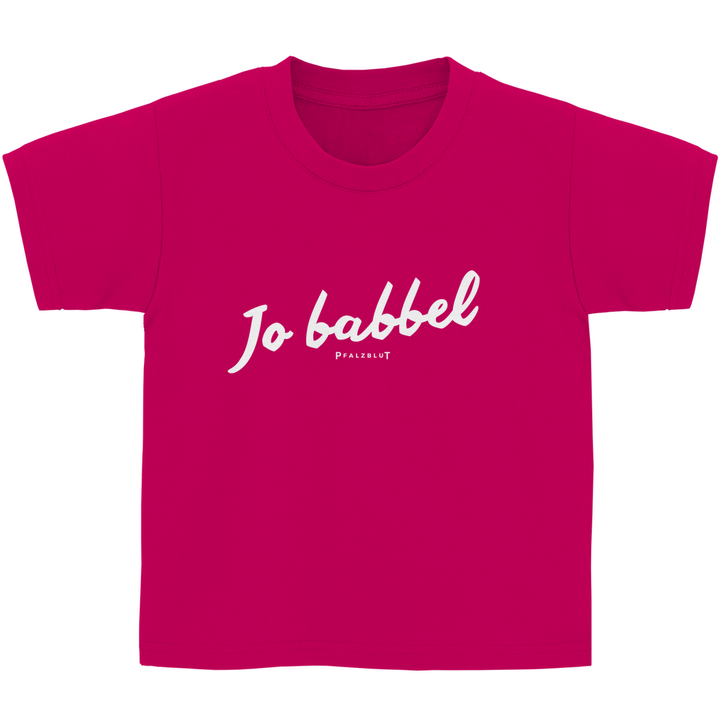 Kinder Basic T-Shirt "Jo babbel"